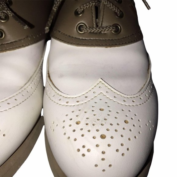 FootJoy Green-Joys Oxford Embroidered Golf Shoe 8M - Picture 4 of 11